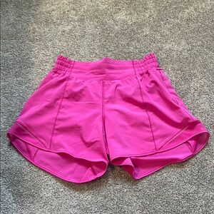 Lululemon Athletica Pink Athletic Shorts Lightweight Moisture-Wicking